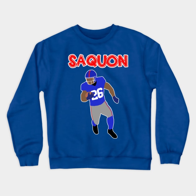 Saquon Barkley - New York Giants Crewneck Sweatshirt by ny_islanders_fans